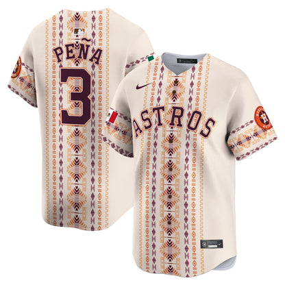 Astros Mexico Traditional Style Vapor Premier Limited Jersey - Printed