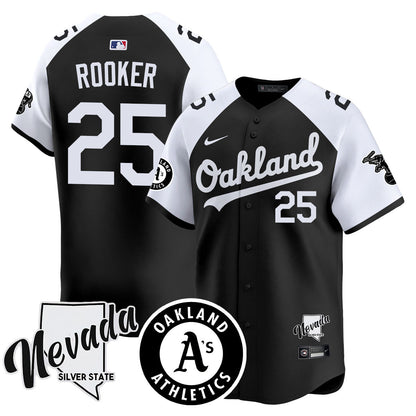 Athletics Black Silver 2024 Jersey - All Stitched