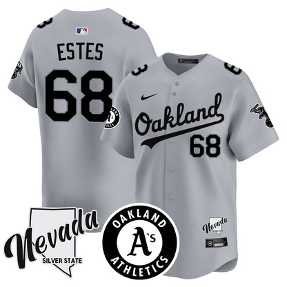 Athletics Black Silver 2024 Jersey - All Stitched