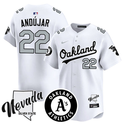 Athletics Black Silver 2024 Jersey - All Stitched