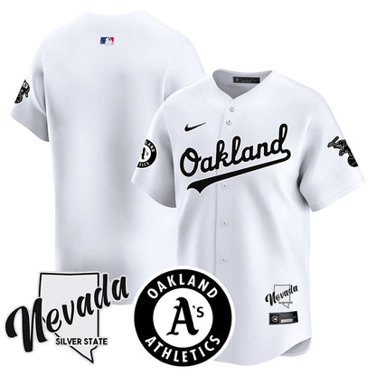 Athletics Black Silver 2024 Jersey - All Stitched