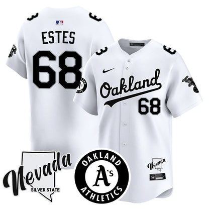 Athletics Black Silver 2024 Jersey - All Stitched