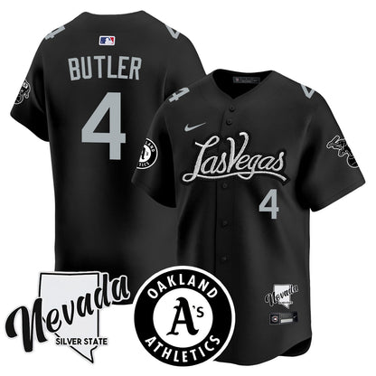 Athletics Black Silver 2024 Jersey N1 - All Stitched