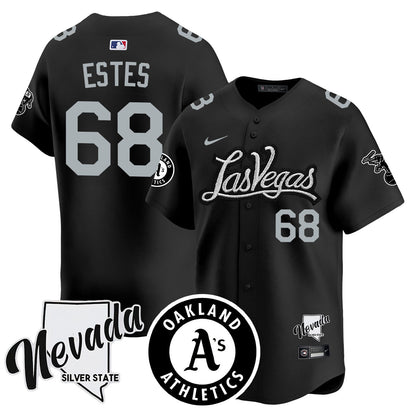 Athletics Black Silver 2024 Jersey N1 - All Stitched