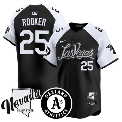 Athletics Black Silver 2024 Jersey N1 - All Stitched