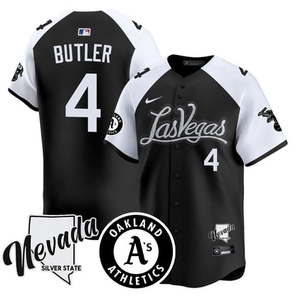 Athletics Black Silver 2024 Jersey N1 - All Stitched