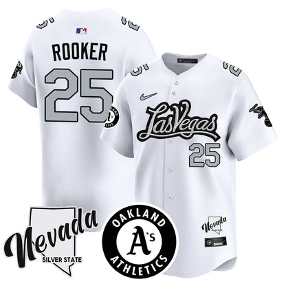 Athletics Black Silver 2024 Jersey N1 - All Stitched