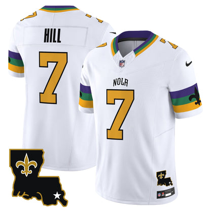 Saints 2024 New Orleans City Vapor Limited Jersey - All Stitched