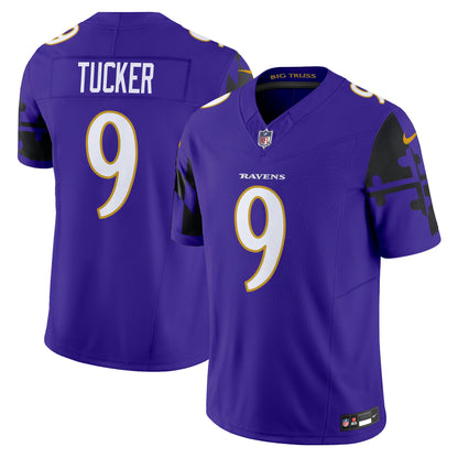Ravens Maryland Flag Vapor Limited Jersey - All Stitched