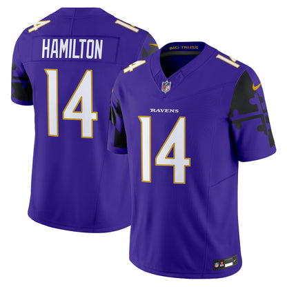Ravens Maryland Flag Vapor Limited Jersey - All Stitched