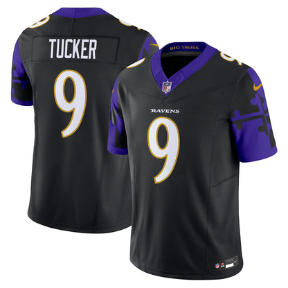 Ravens Maryland Flag Vapor Limited Jersey - All Stitched