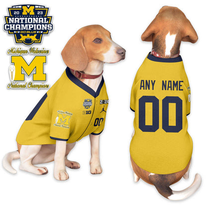 Michigan Wolverines 2024 Champions Pet Coat