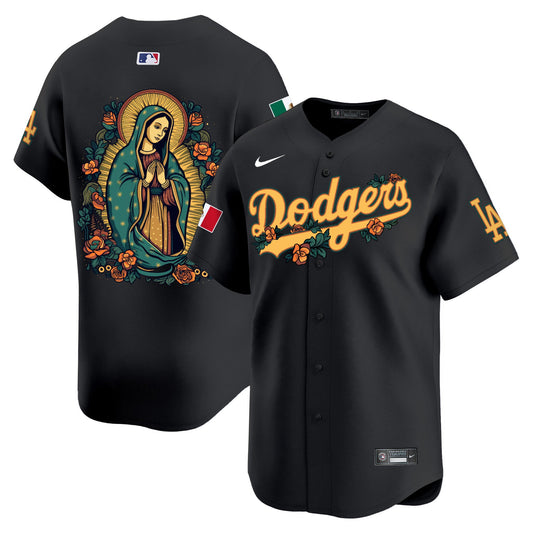 Dodgers Mexico Guadalupe Vapor Premier Limited Jersey V2 - Printed