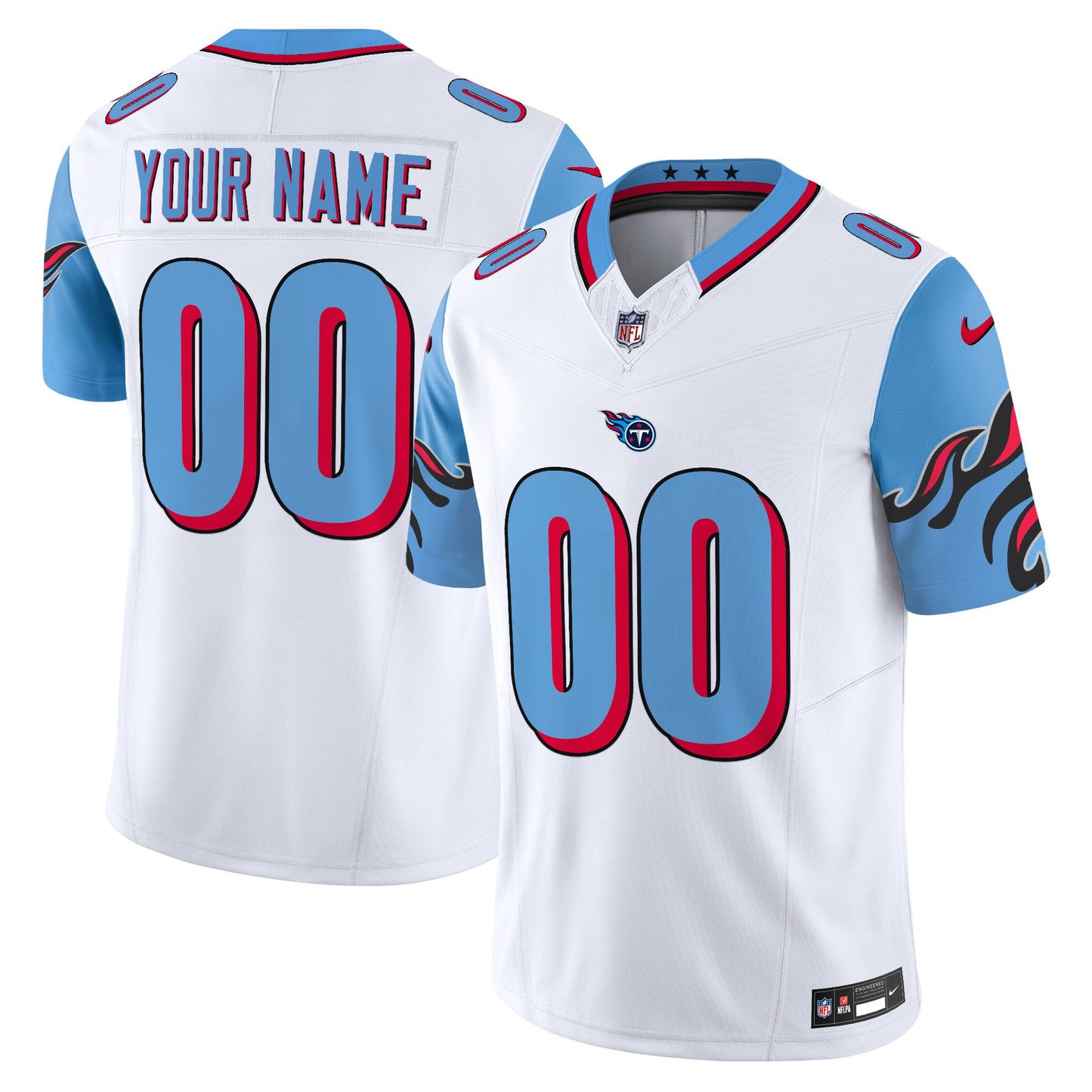 Tennessee Titans Special Vapor Limited Custom Jersey - All Stitched