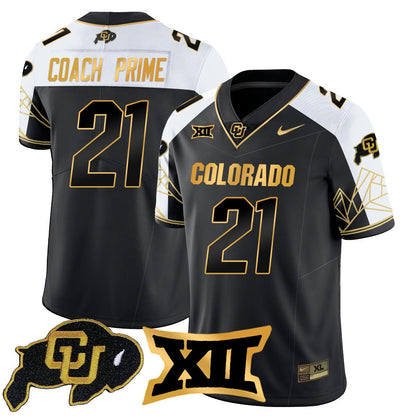 Colorado Buffaloes 2024 Vapor Limited Gold Jersey N3 - All Stitched