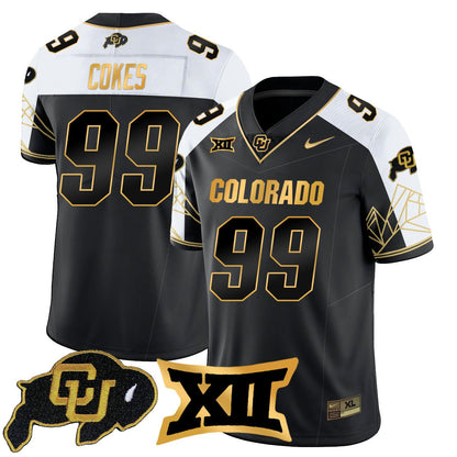 Colorado Buffaloes 2024 Vapor Limited Gold Jersey N3 - All Stitched