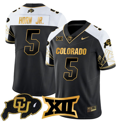 Colorado Buffaloes 2024 Vapor Limited Gold Jersey N3 - All Stitched