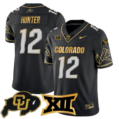 Colorado Buffaloes 2024 Vapor Limited Gold Jersey N3 - All Stitched