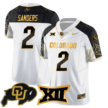 Colorado Buffaloes 2024 Vapor Limited Gold Jersey N3 - All Stitched