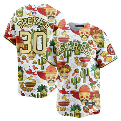 Astros Mexico Cinco De Mayo Vapor Premier Limited Jersey - Printed