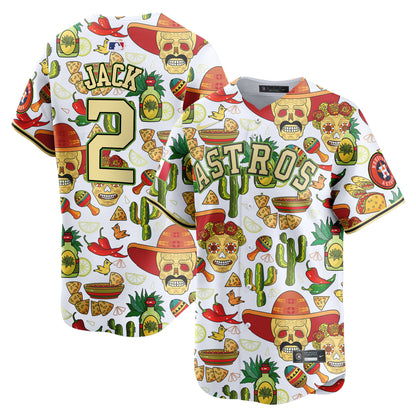 Astros Mexico Cinco De Mayo Vapor Premier Limited Jersey - Printed