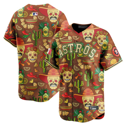 Astros Mexico Cinco De Mayo Vapor Premier Limited Jersey - Printed