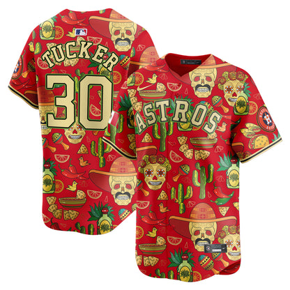 Astros Mexico Cinco De Mayo Vapor Premier Limited Jersey - Printed