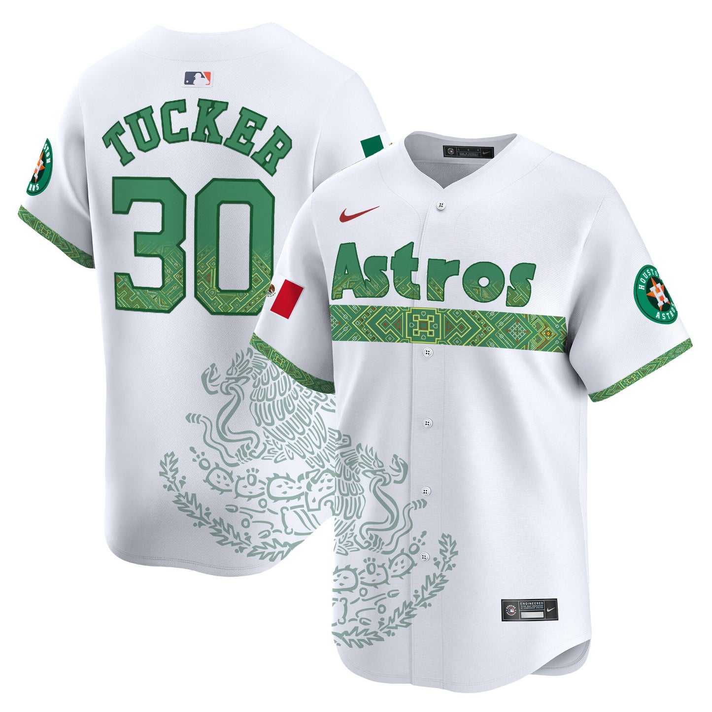 Astros Mexico Vapor Premier Limited Jersey V2 - Printed