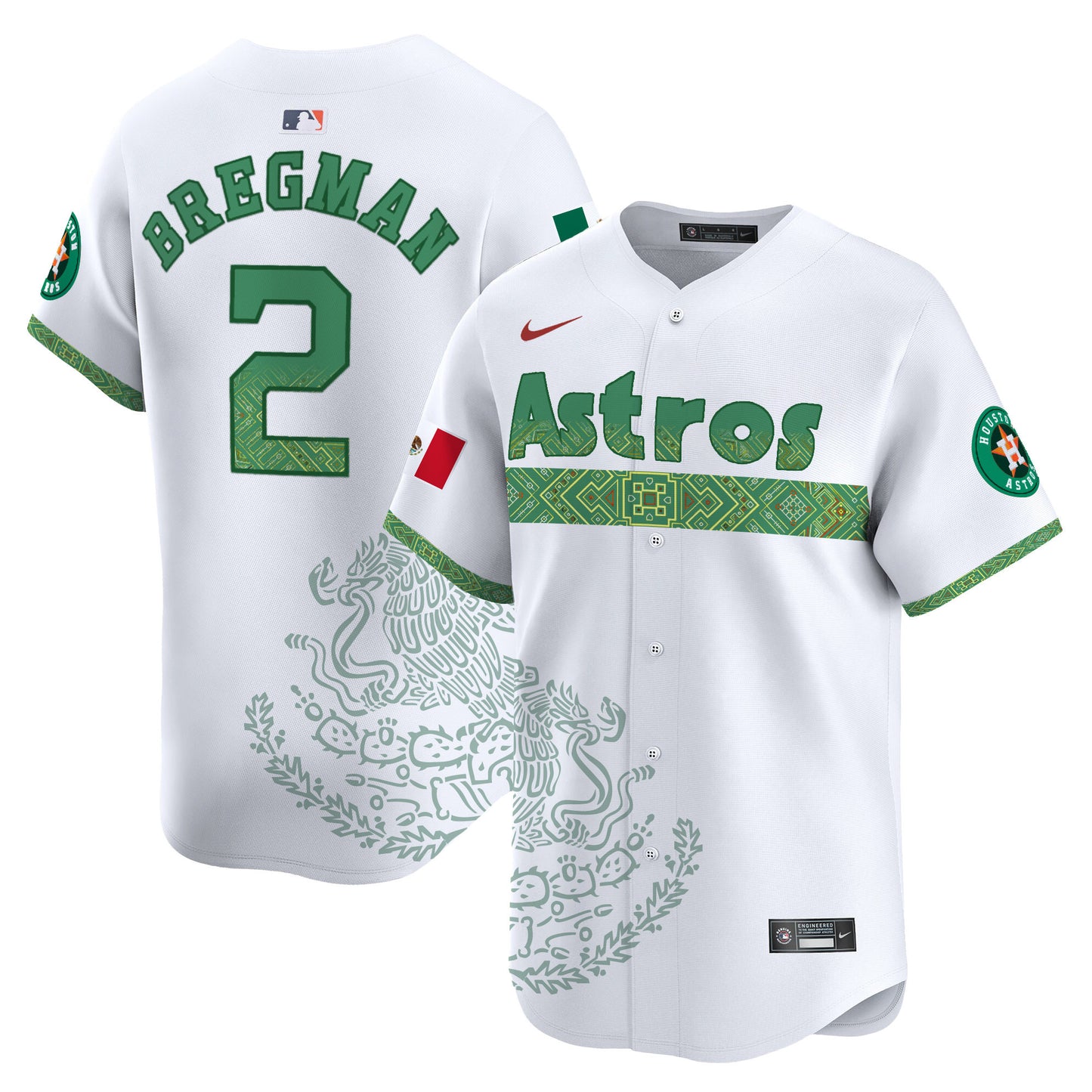 Astros Mexico Vapor Premier Limited Jersey V2 - Printed