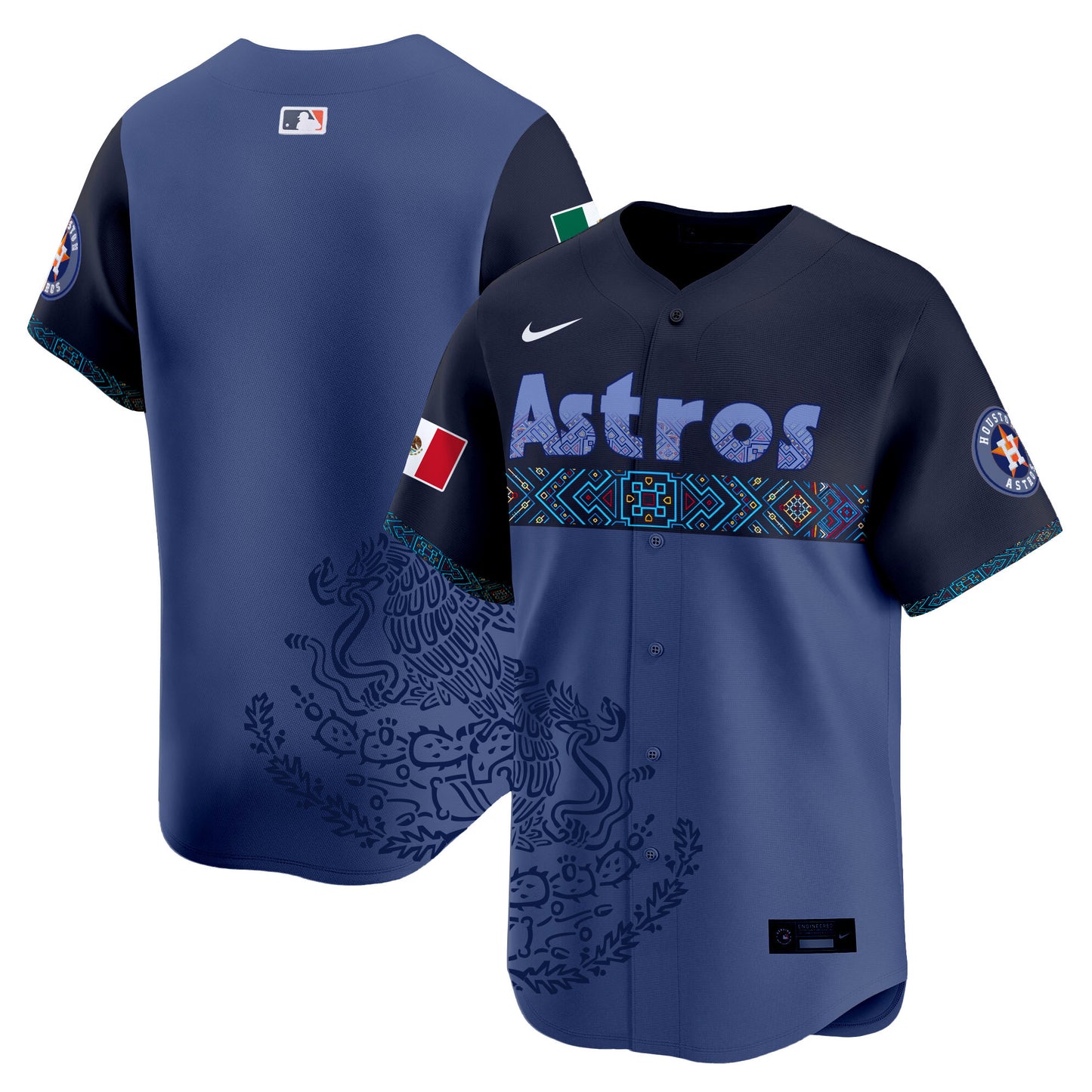 Astros Mexico Vapor Premier Limited Jersey V2 - Printed