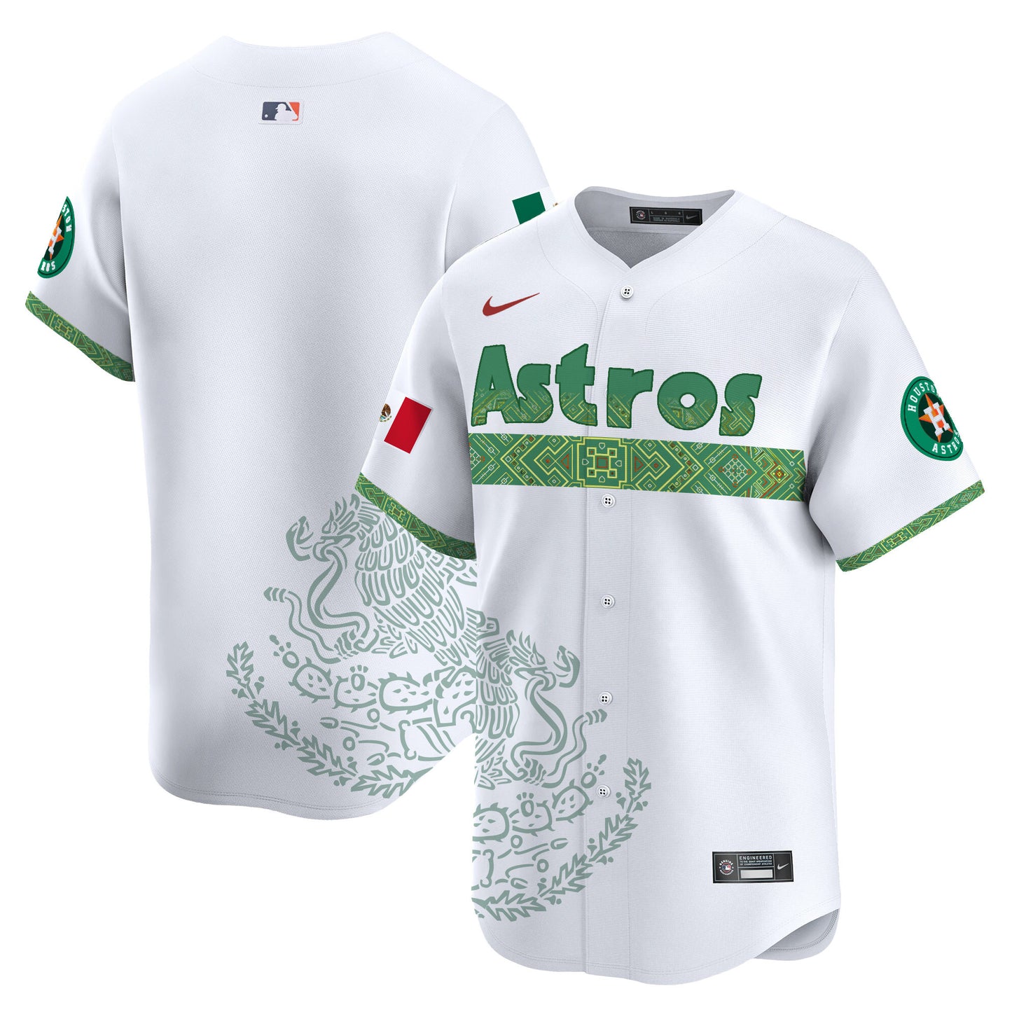 Astros Mexico Vapor Premier Limited Jersey V2 - Printed