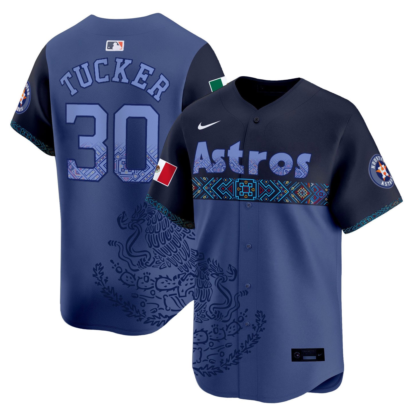 Astros Mexico Vapor Premier Limited Jersey V2 - Printed