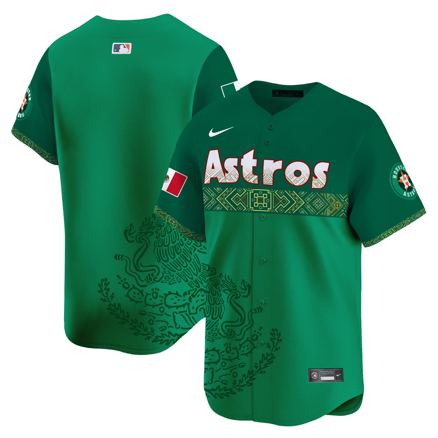 Astros Mexico Vapor Premier Limited Jersey V2 - Printed