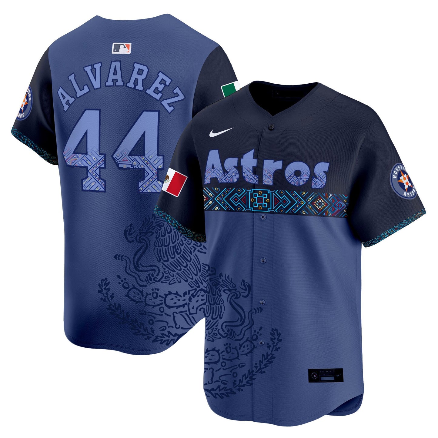 Astros Mexico Vapor Premier Limited Jersey V2 - Printed