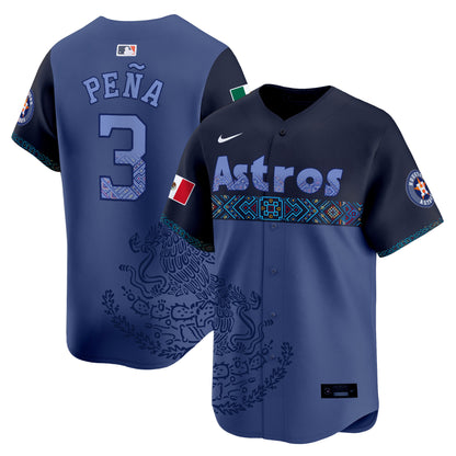 Astros Mexico Vapor Premier Limited Jersey V2 - Printed