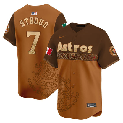 Astros Mexico Vapor Premier Limited Jersey V2 - Printed