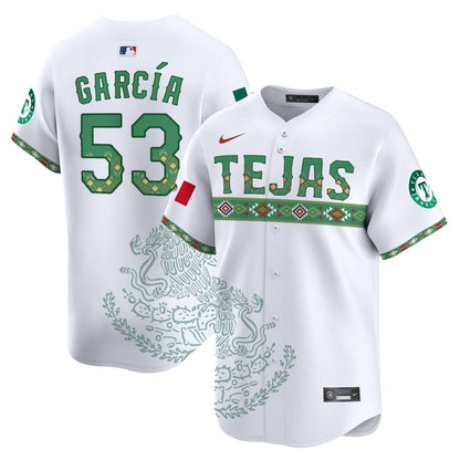 Texas Rangers Mexico Vapor Premier Limited Jersey - Printed