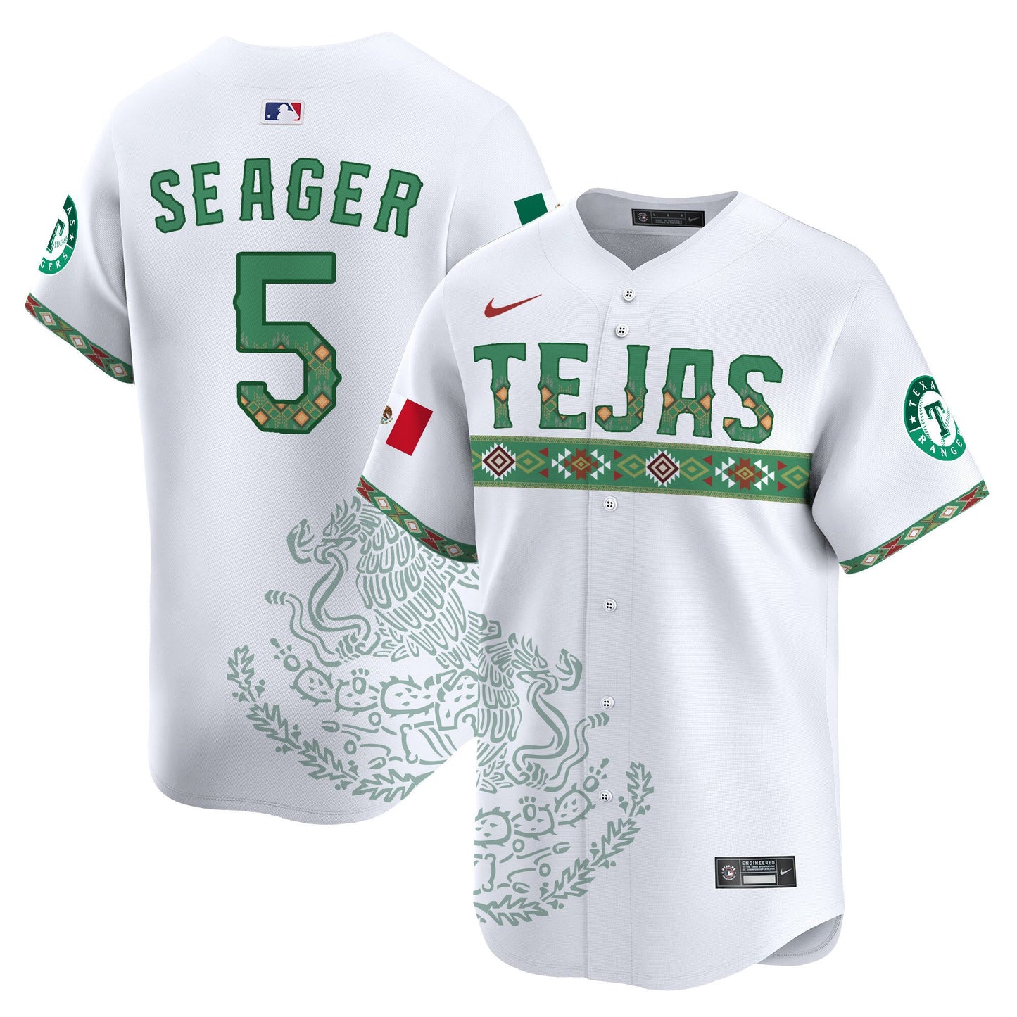 Texas Rangers Mexico Vapor Premier Limited Jersey - Printed