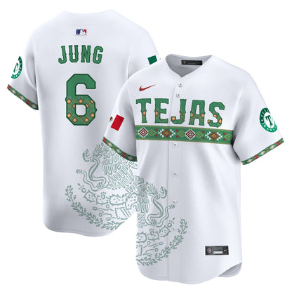 Texas Rangers Mexico Vapor Premier Limited Jersey - Printed