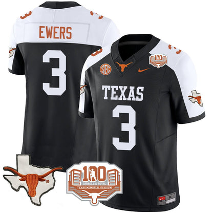 Texas Longhorns 2024 Vapor Jersey - 100 years of Darrell K Royal - All Stitched