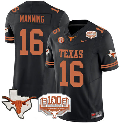 Texas Longhorns 2024 Vapor Jersey - 100 years of Darrell K Royal - All Stitched
