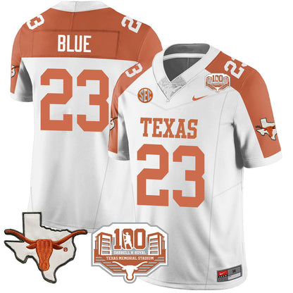Texas Longhorns 2024 Vapor Jersey - 100 years of Darrell K Royal - All Stitched