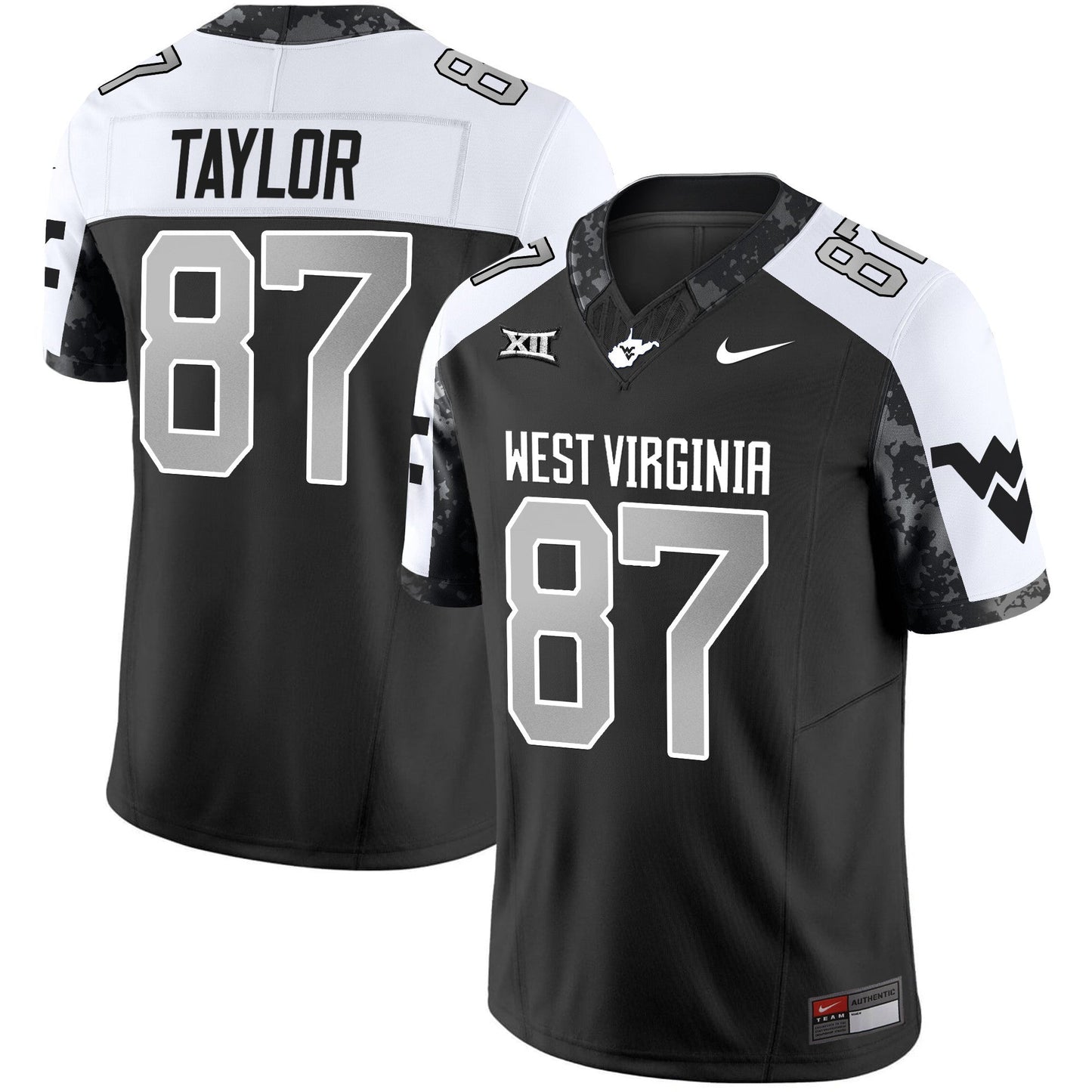 West Virginia Mountaineers 2024 Vapor Limited Jersey V2 - All Stitched