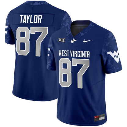 West Virginia Mountaineers 2024 Vapor Limited Jersey V2 - All Stitched