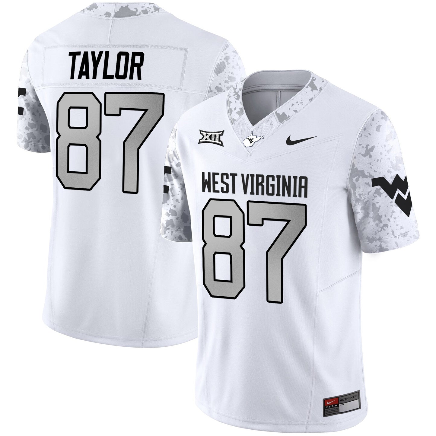 West Virginia Mountaineers 2024 Vapor Limited Jersey V2 - All Stitched