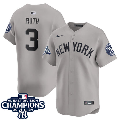 Yankees 2024 AL East Champions Jersey - All Stitched 409VTHNJS032