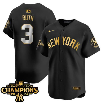 Yankees 2024 AL East Champions Jersey - All Stitched 409VTHNJS032