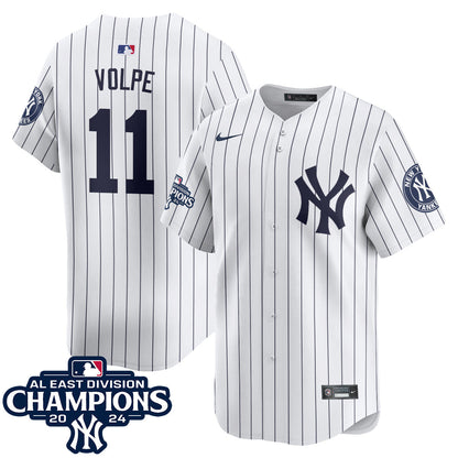 Yankees 2024 AL East Champions Jersey - All Stitched 409VTHNJS032