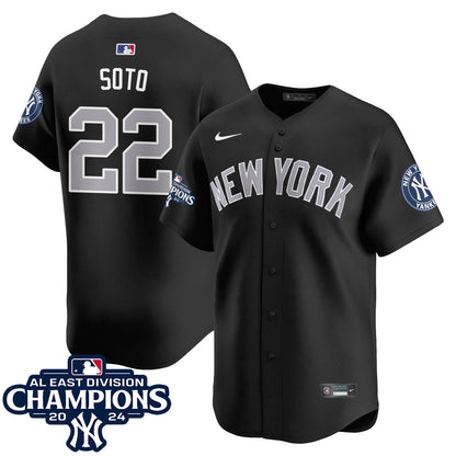 Yankees 2024 AL East Champions Jersey - All Stitched 409VTHNJS032