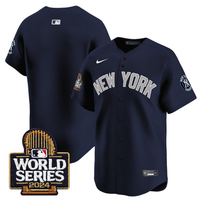 Yankees 2024 World Series Vapor Premier Limited Jersey - All Stitched